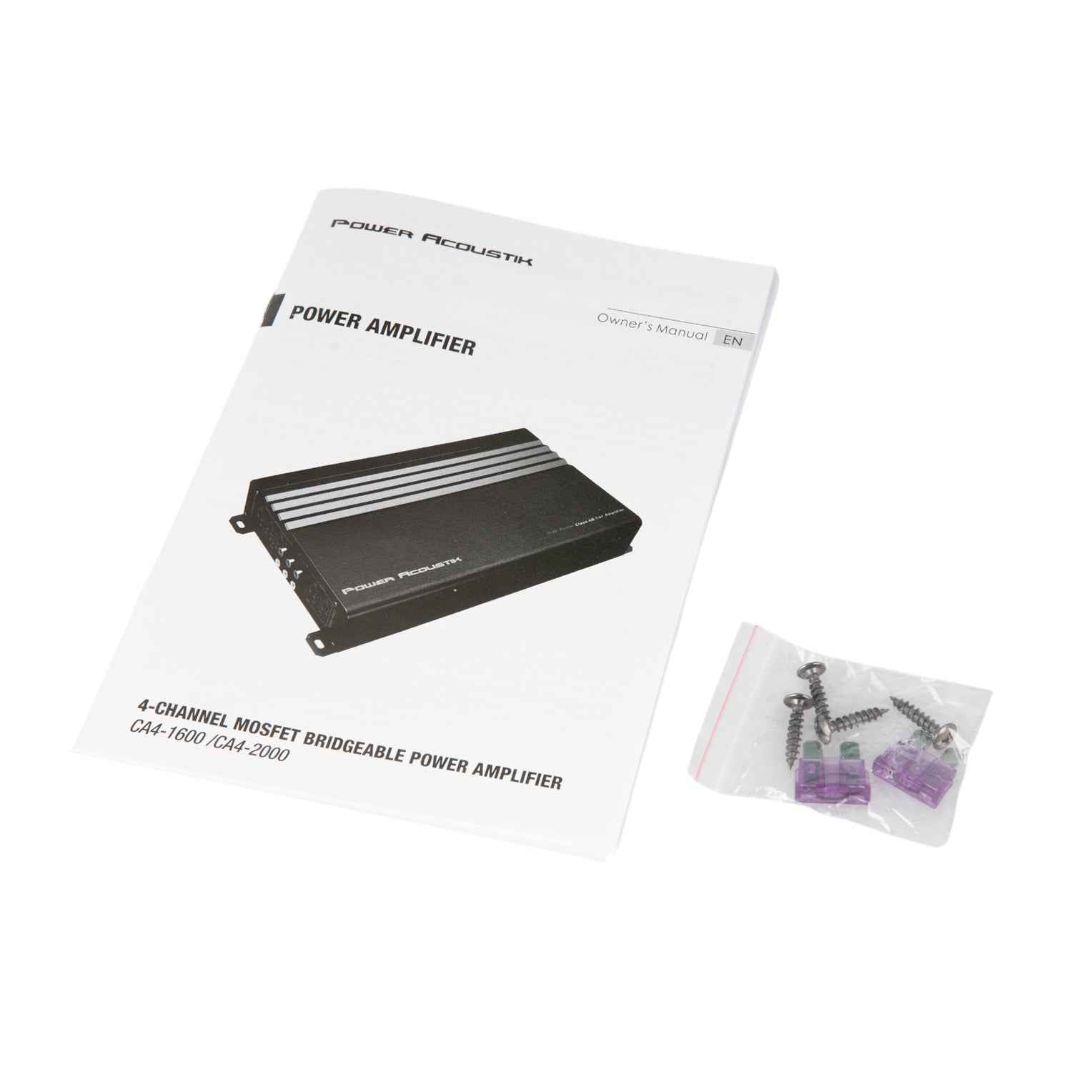 Power Acoustik CA4-2000 Amplificatore Auto 4 Canali 2000W