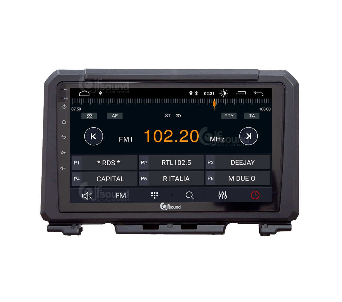 JFSound X7C-PRO JF-039SJ autoradio Android Jimny DSP