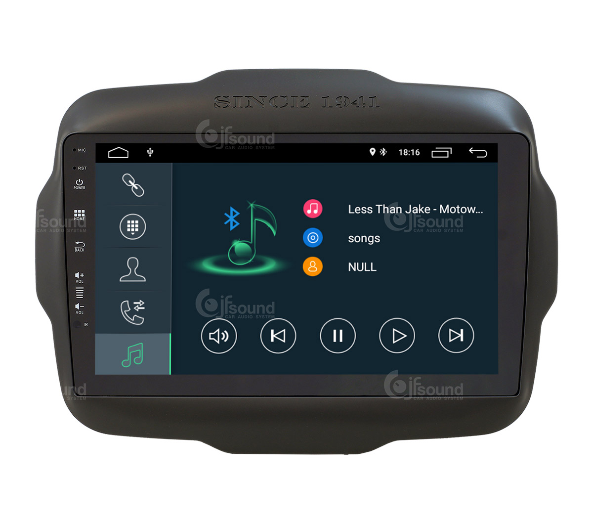 JFSound X7C-PRO JF-039JR-X7C-PRO autoradio Android Jeep Renegade DSP