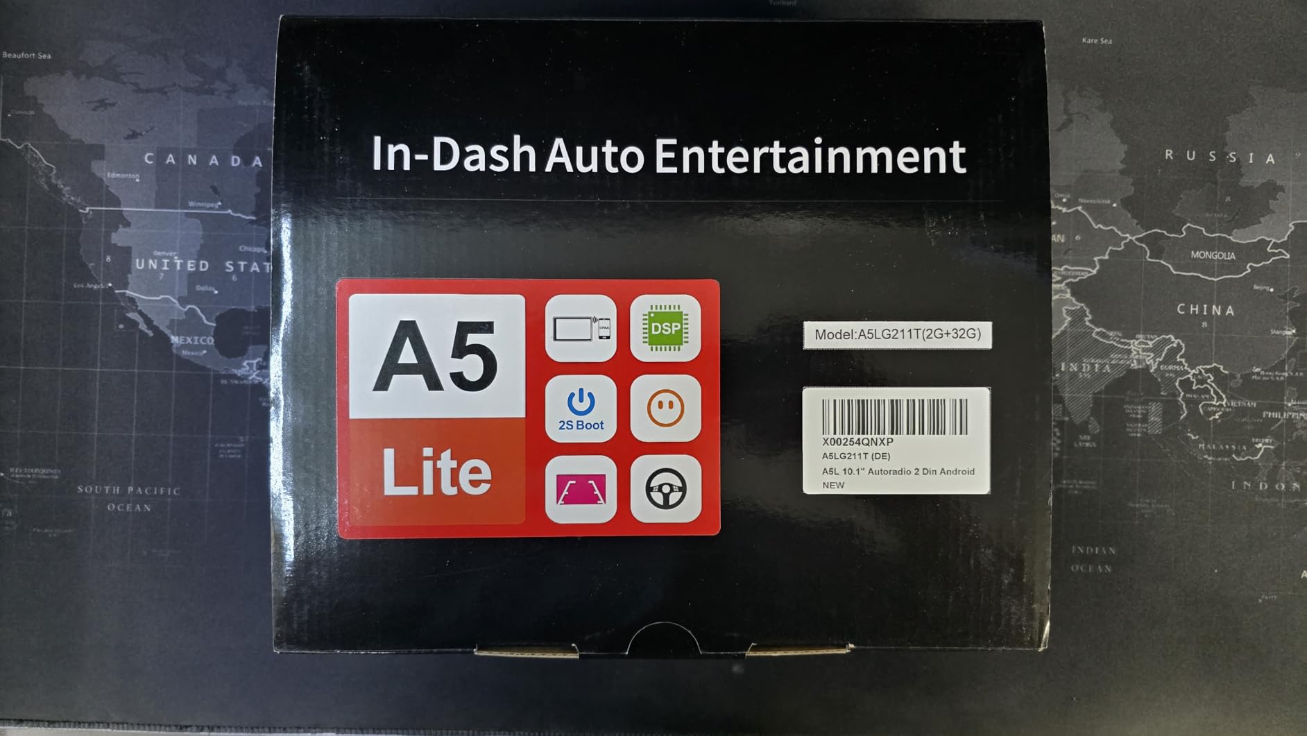 ATOTOZONE A5L autoradio Android 10.1" IPS 2G+32G DSP