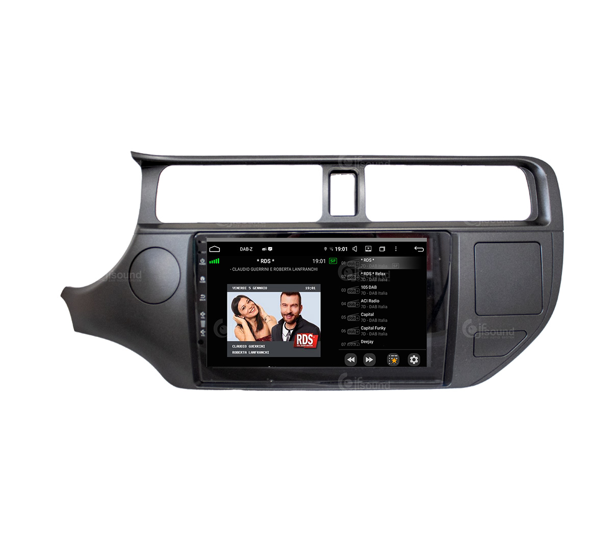 JFSound UP-PRO JF-239KR autoradio Android Kia Rio wireless