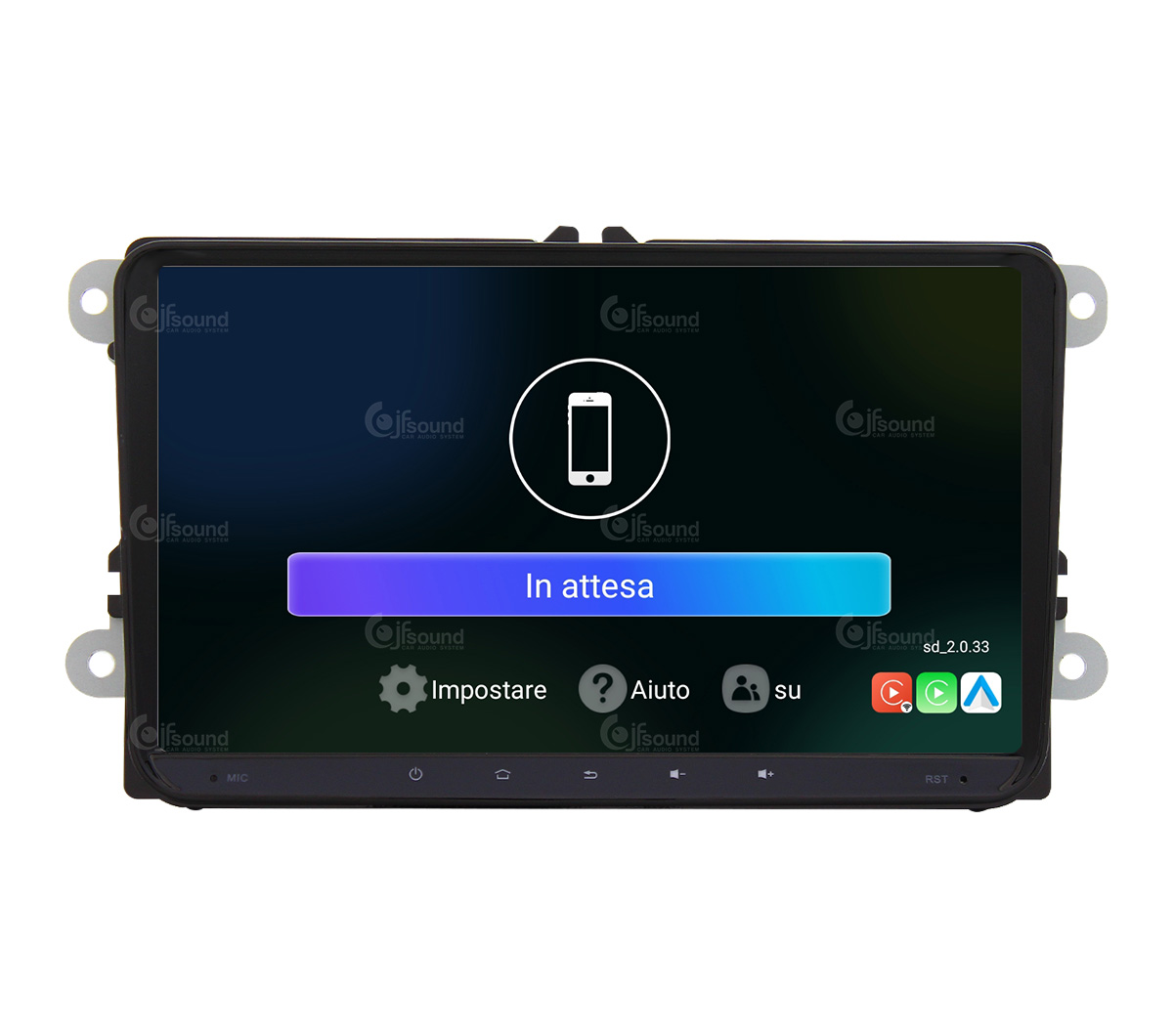 JFSound UP-PRO JF-039W6-UP-PRO autoradio Android Volkswagen