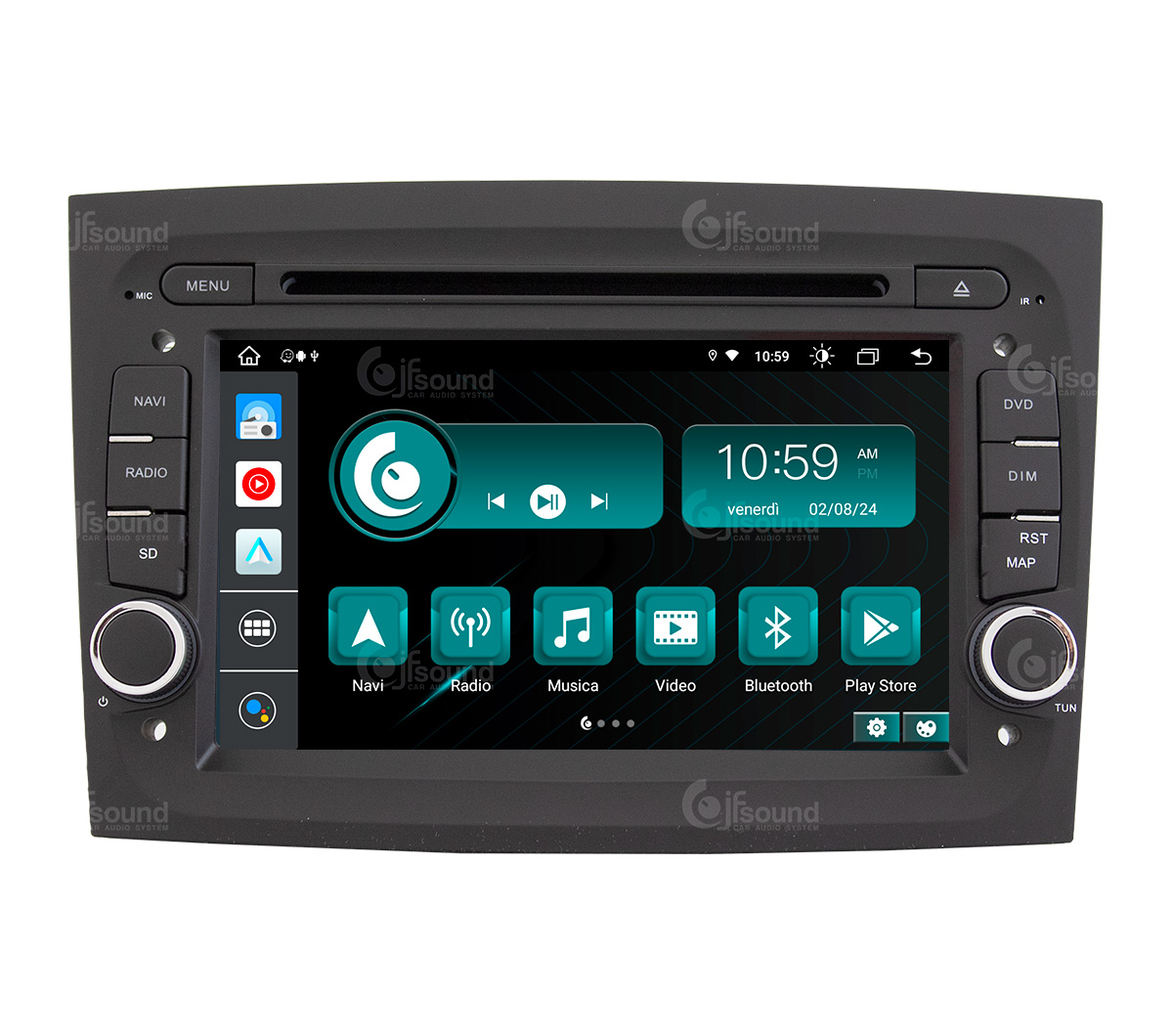 JFSound X9C-PRO JF-037FD-X9C-PRO autoradio per Fiat Doblò 4G