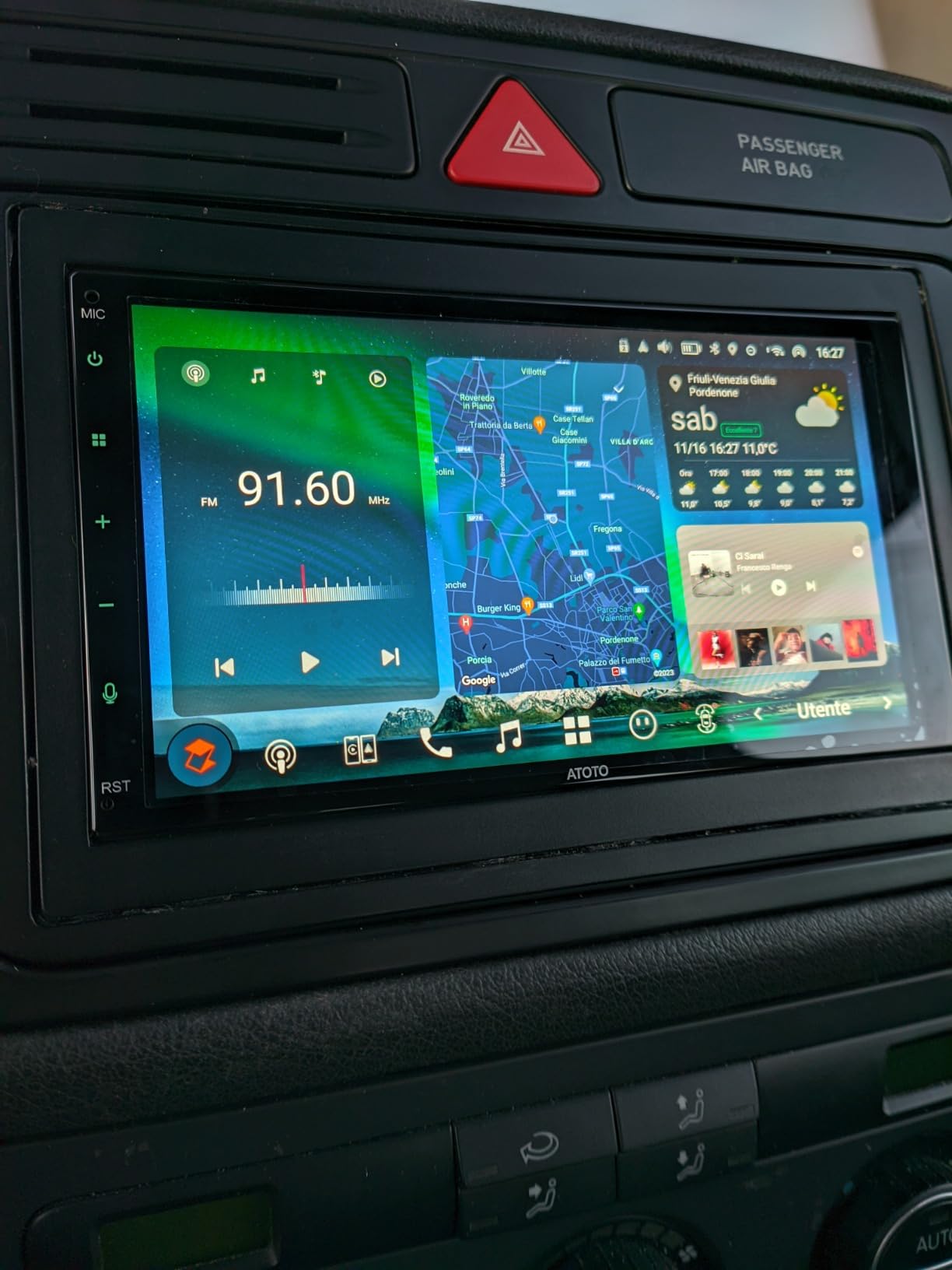 ATOTOZONE X10 Autoradio QLED 12,95" 8+128GB CarPlay 4G
