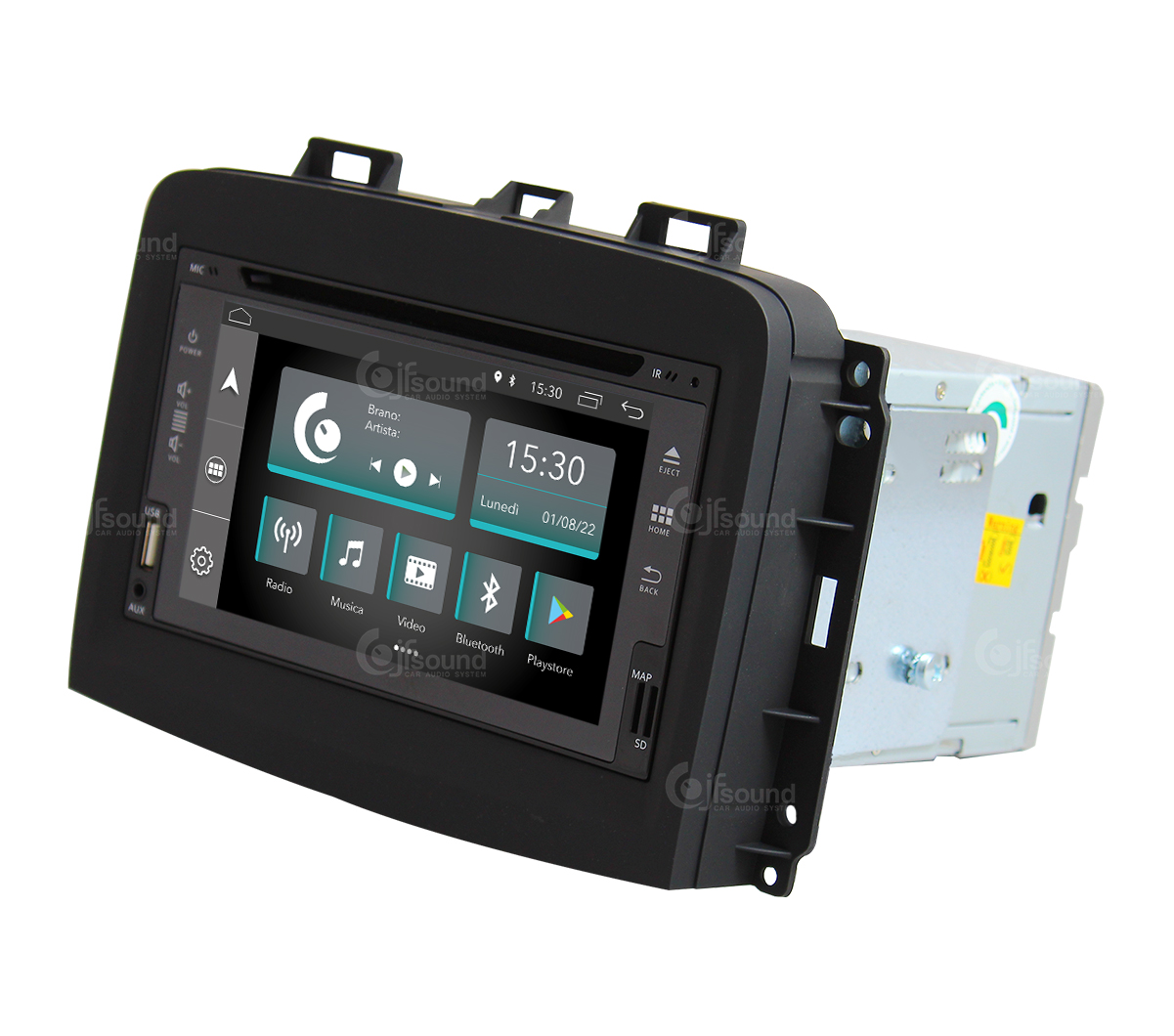 JFSound X7C-PRO JF-222-X7C-FL-PRO autoradio Fiat 500L DSP