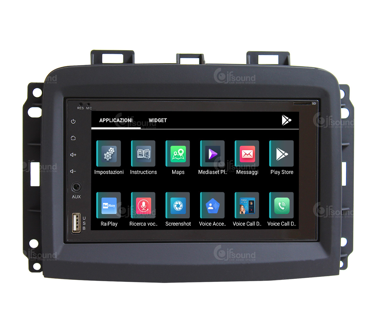 JFSound X9C-PRO JF-227-X9C-FL-PRO autoradio Android Fiat 500L 4G