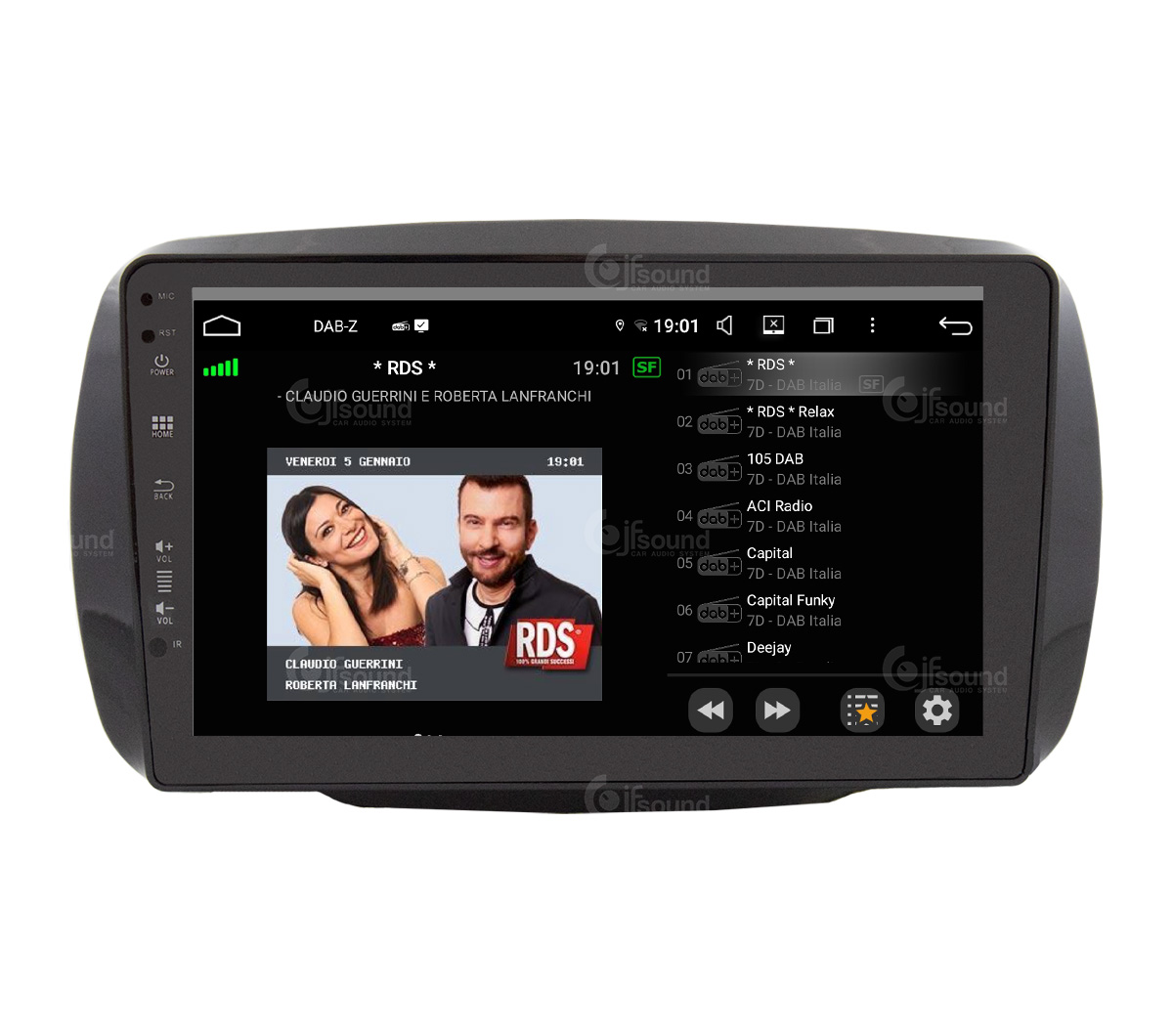 JFSound JF-039ST-UP-PRO autoradio CarPlay per Smart wireless
