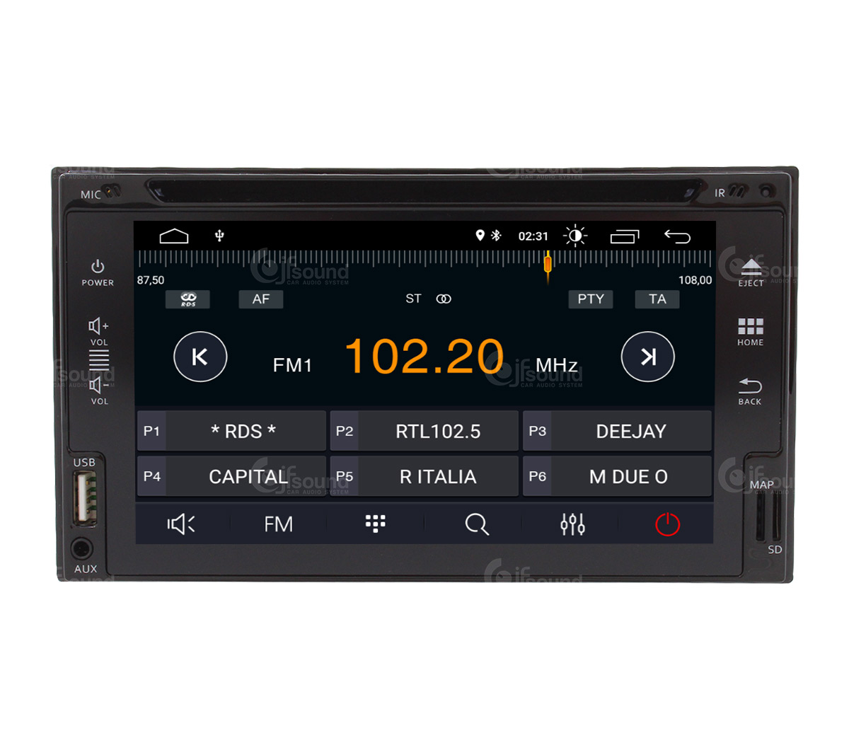 JFSound X7C-PRO autoradio Android con DSP e Play Store