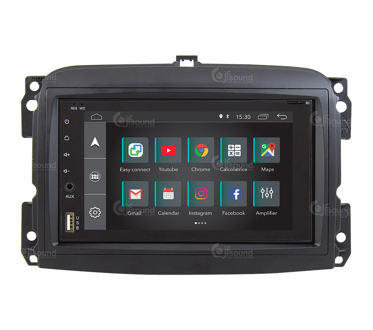 JFSound X7C-PRO JF-227-X7C-FLO-PRO autoradio Fiat 500L DSP