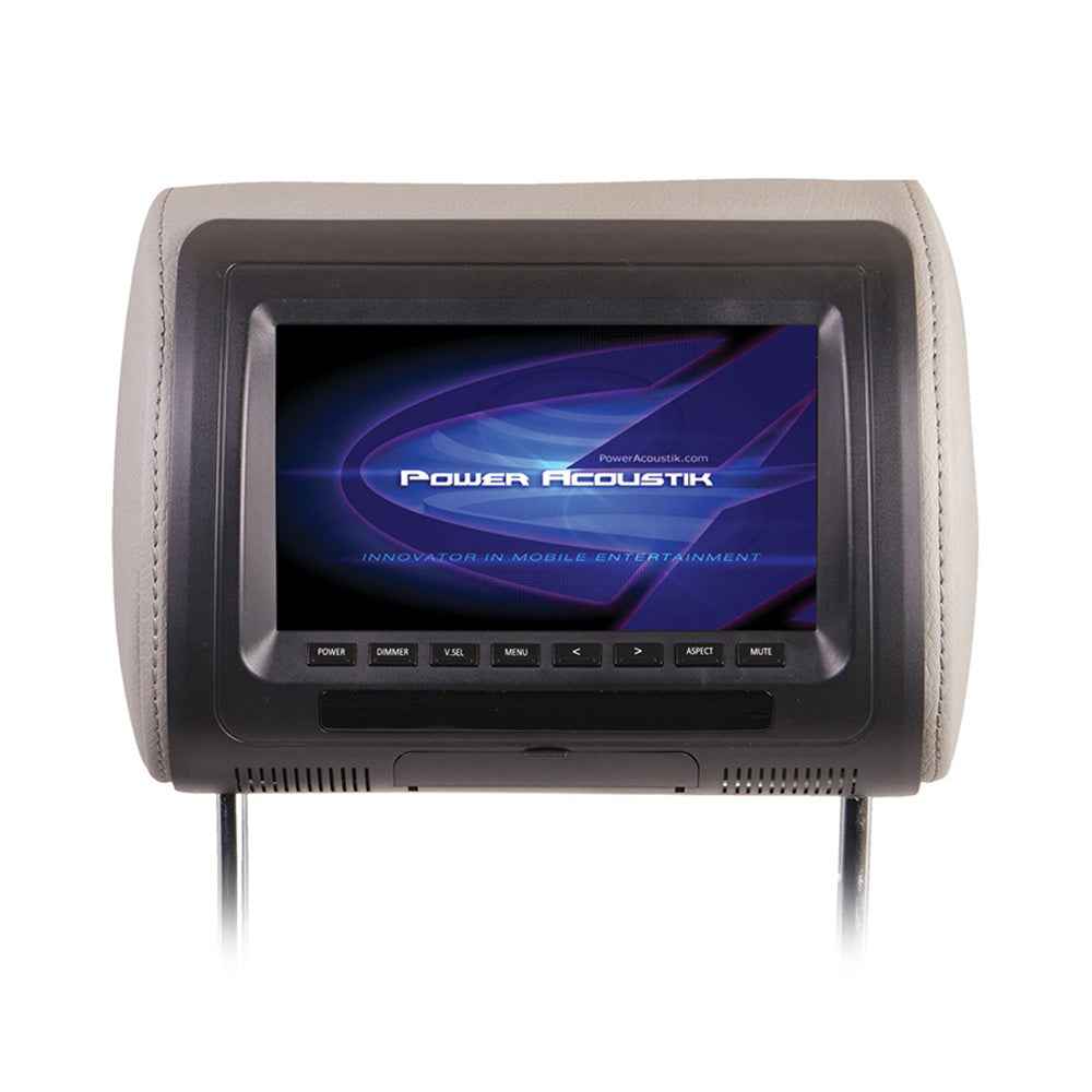 Power Acoustik H-71CC Poggiatesta Monitor 7" Universale