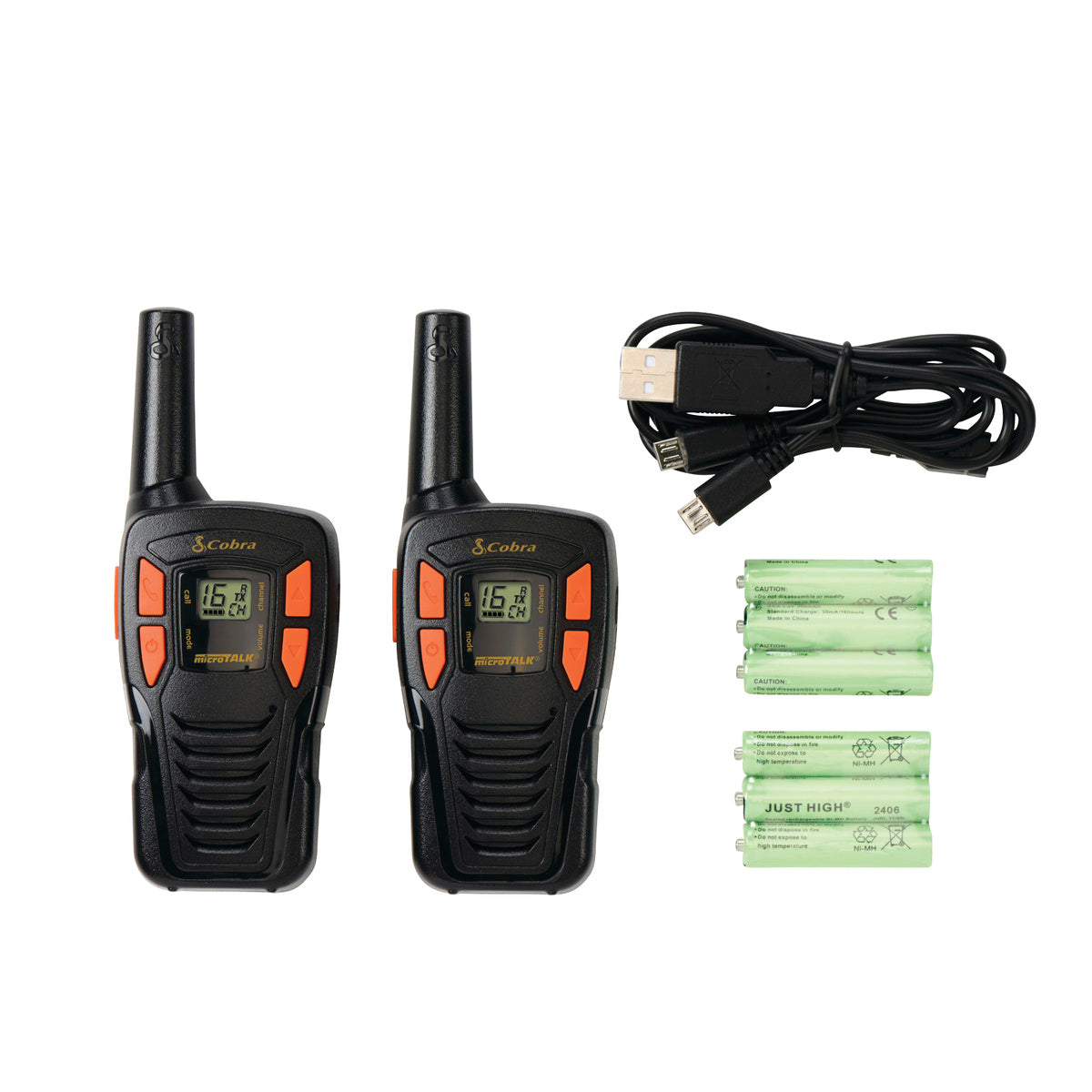 Cobra AM255 Walkie Talkie 22 Canali 5 km 2 Pezzi