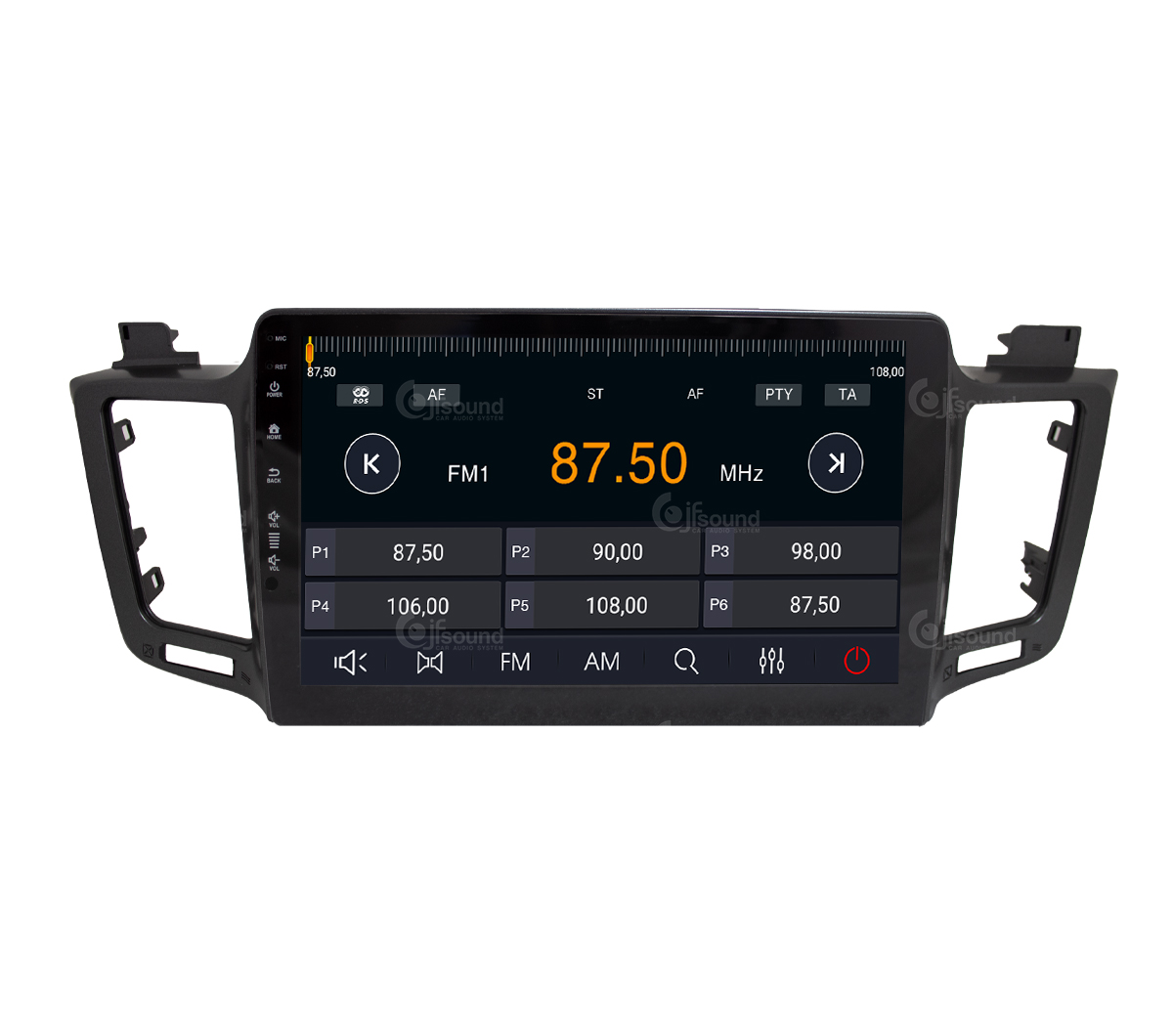 JFSound X9C-PRO JF-031TR4-X9C-1-PRO autoradio Toyota RAV4 4G