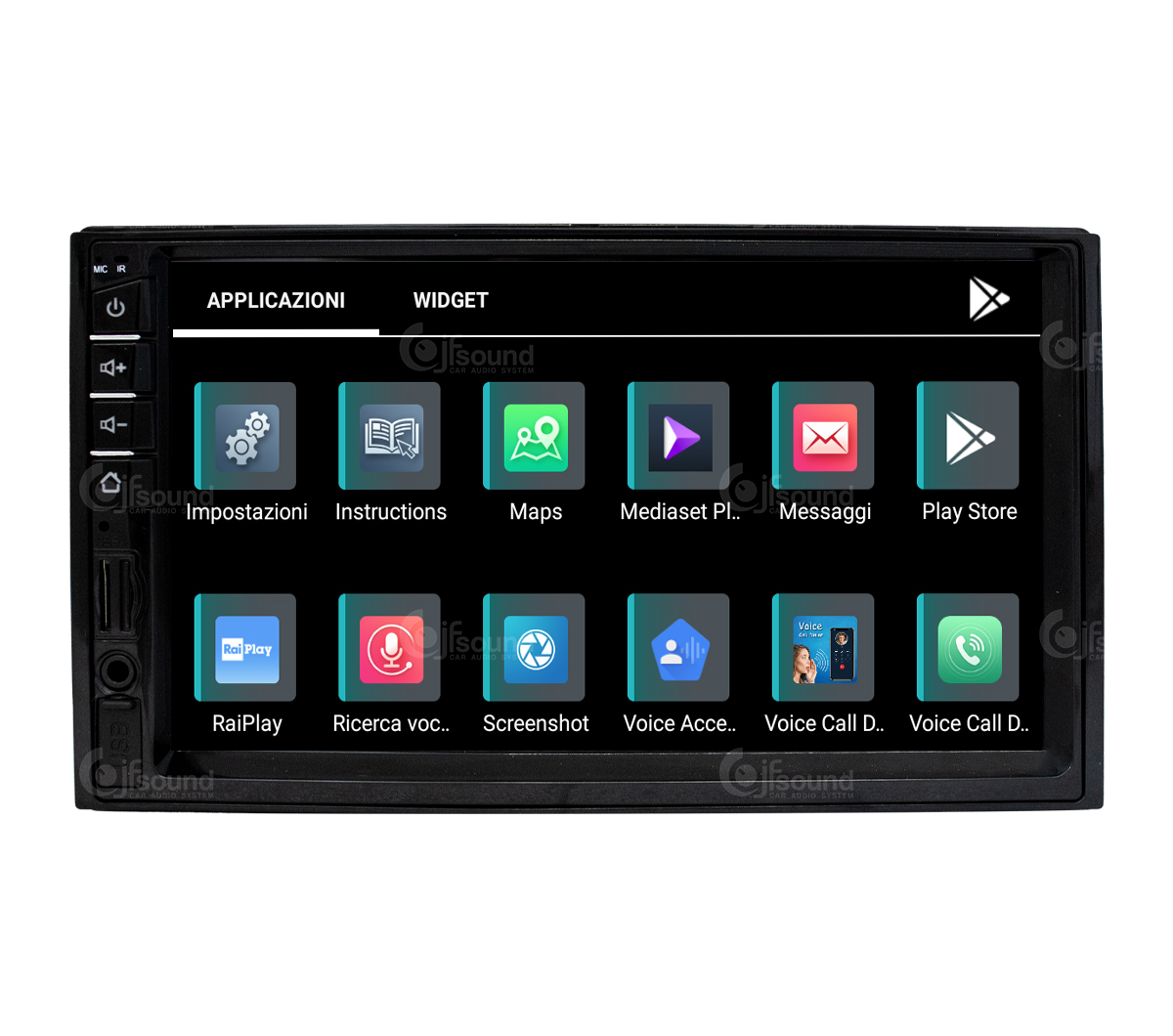 JFSound X9C-PRO autoradio Android navigatore con DSP