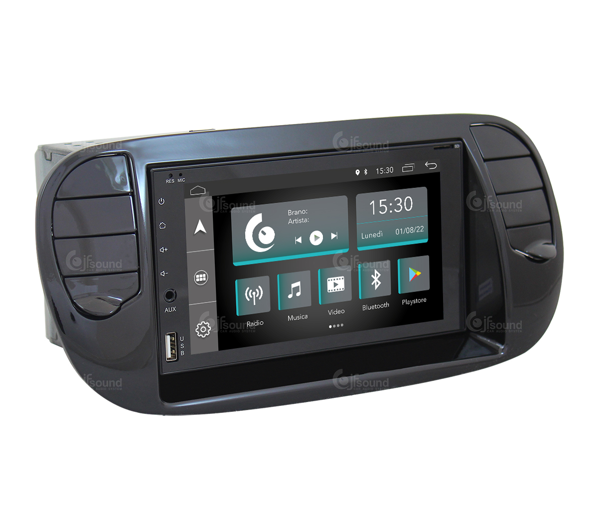 JFSound X7C-PRO JF-227-X7C-F5N-PRO autoradio Fiat 500 DSP