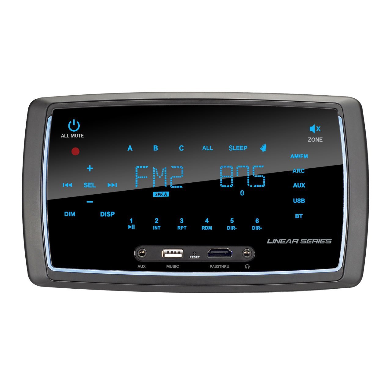 Magnedyne Linear RV6400S autoradio camper touch Bluetooth 3 zone