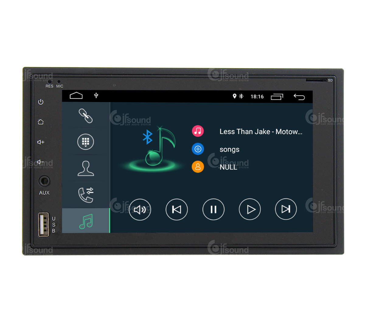 JFSound X7C-PRO autoradio Android touchscreen Bluetooth