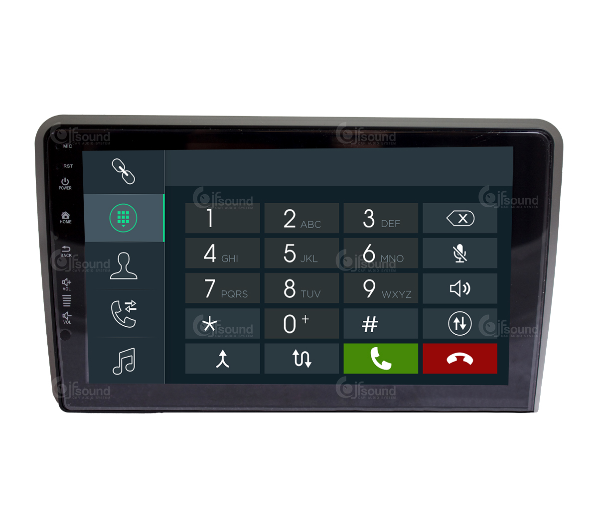 JFSound X9C-PRO JF-039A3-X9C-PRO autoradio Android Audi A3 4G DSP