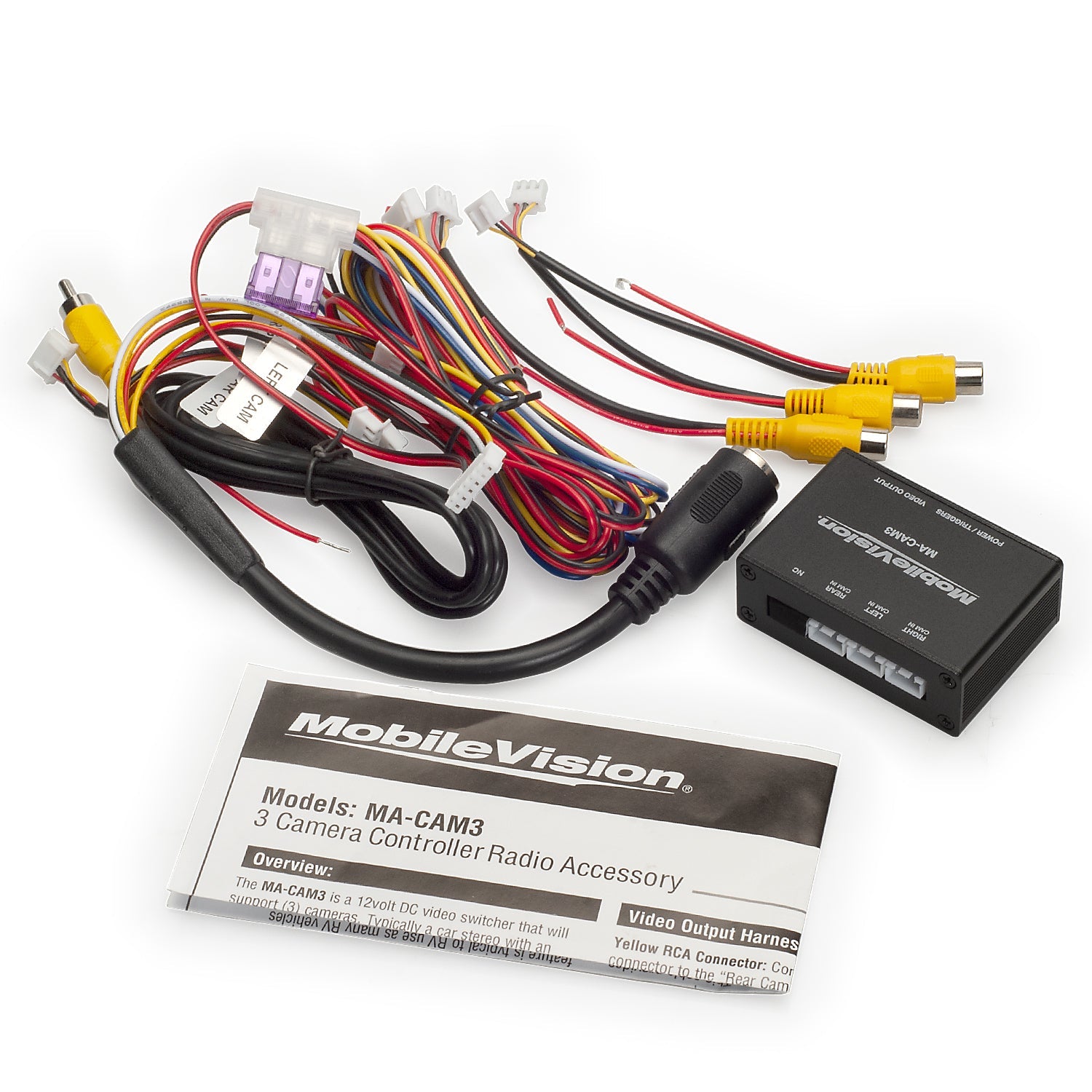 Magnedyne MobileVision controller video 3 ingressi 12V