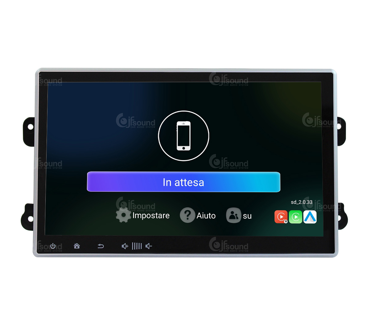 JFSound UP-PRO JF-011 autoradio CarPlay Fiat Ducato 8