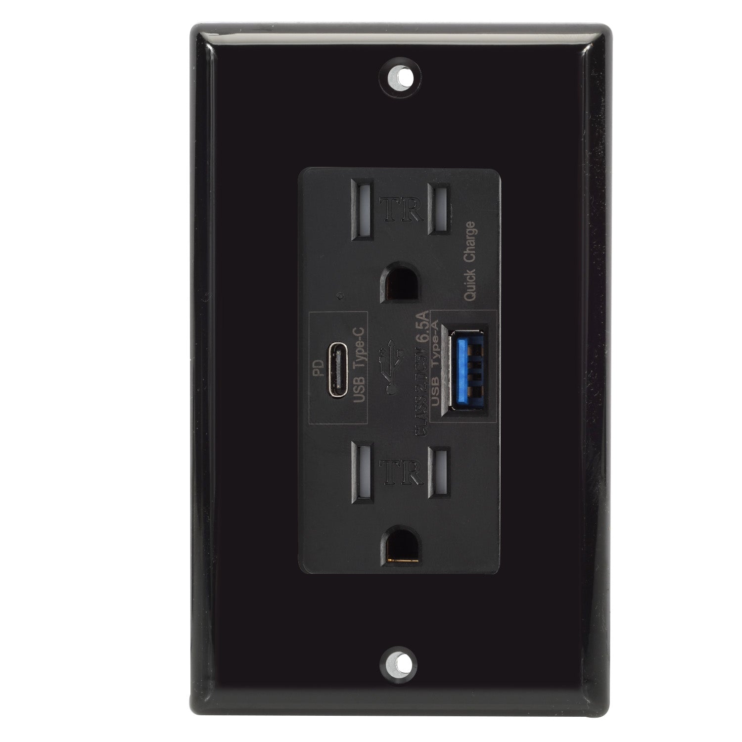 Magnedyne WC-601 presa USB da parete USB-A USB-C bianca