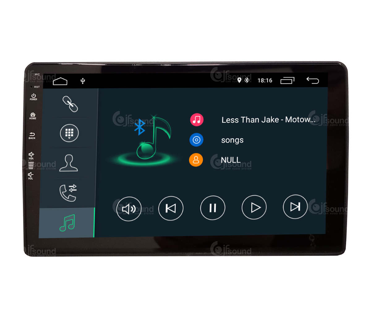 JFSound X7C-PRO JF-139FR-X7C-PRO autoradio Android Ford Transit DSP