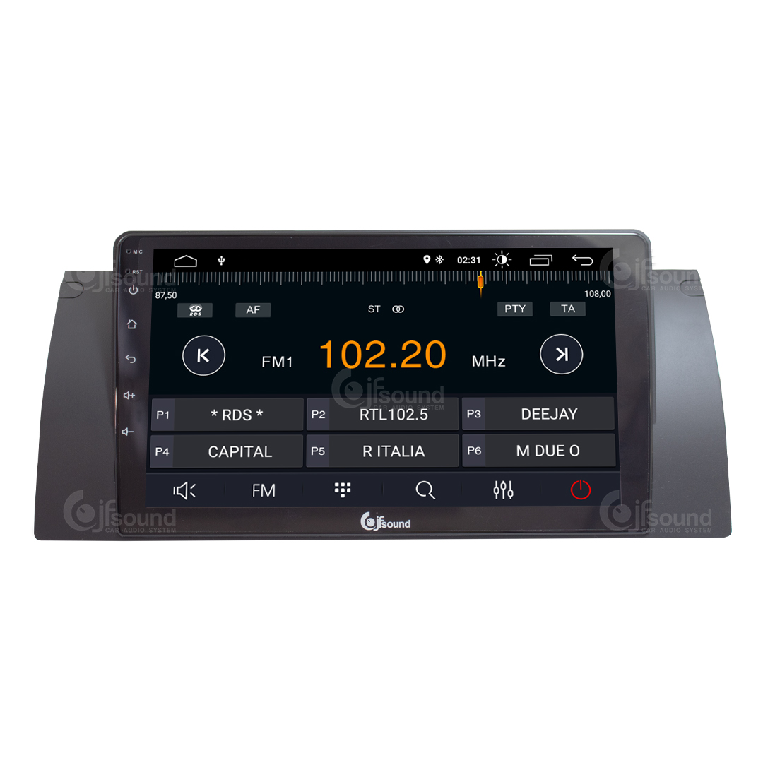 JFSound X7C-PRO JF-039BX5-X7C-PRO autoradio Android per BMW X5 DSP