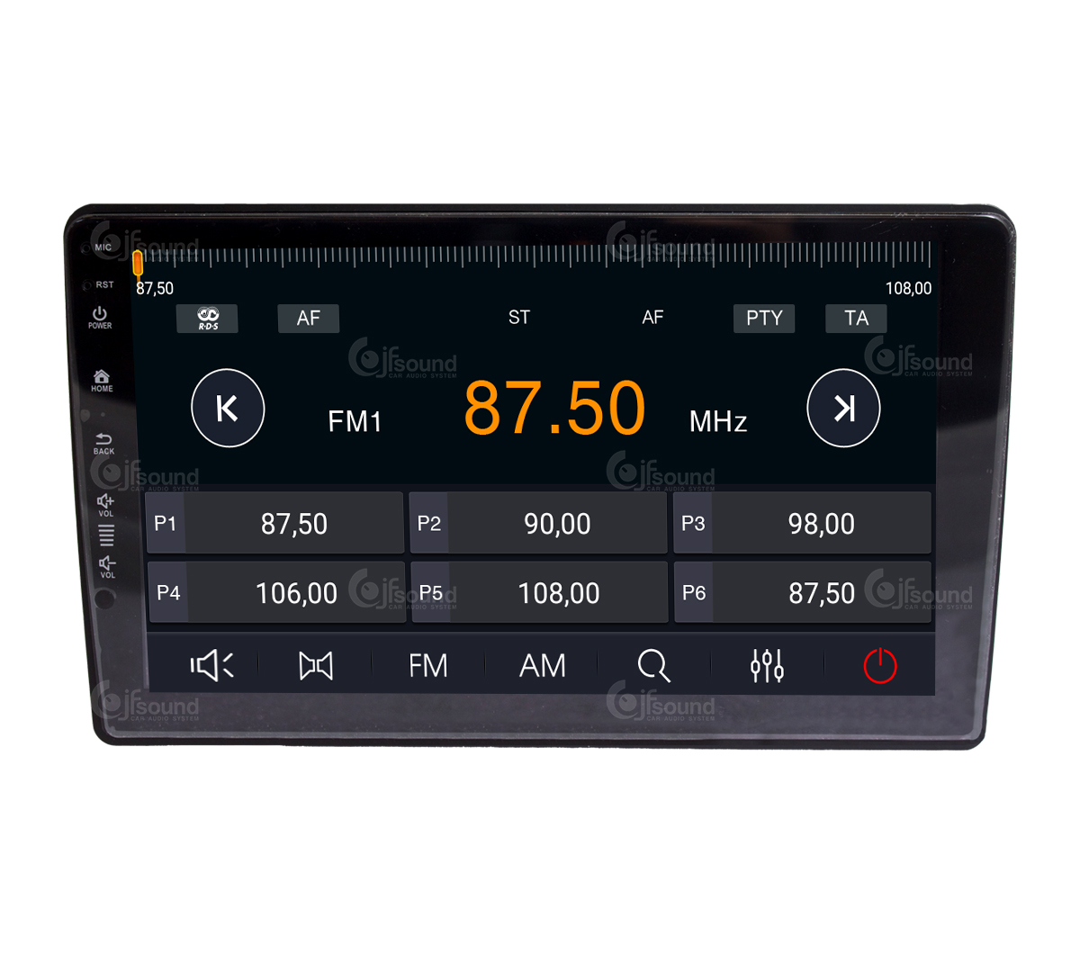 JFSound X9C-PRO JF-039A4 Autoradio per Audi A4 4G