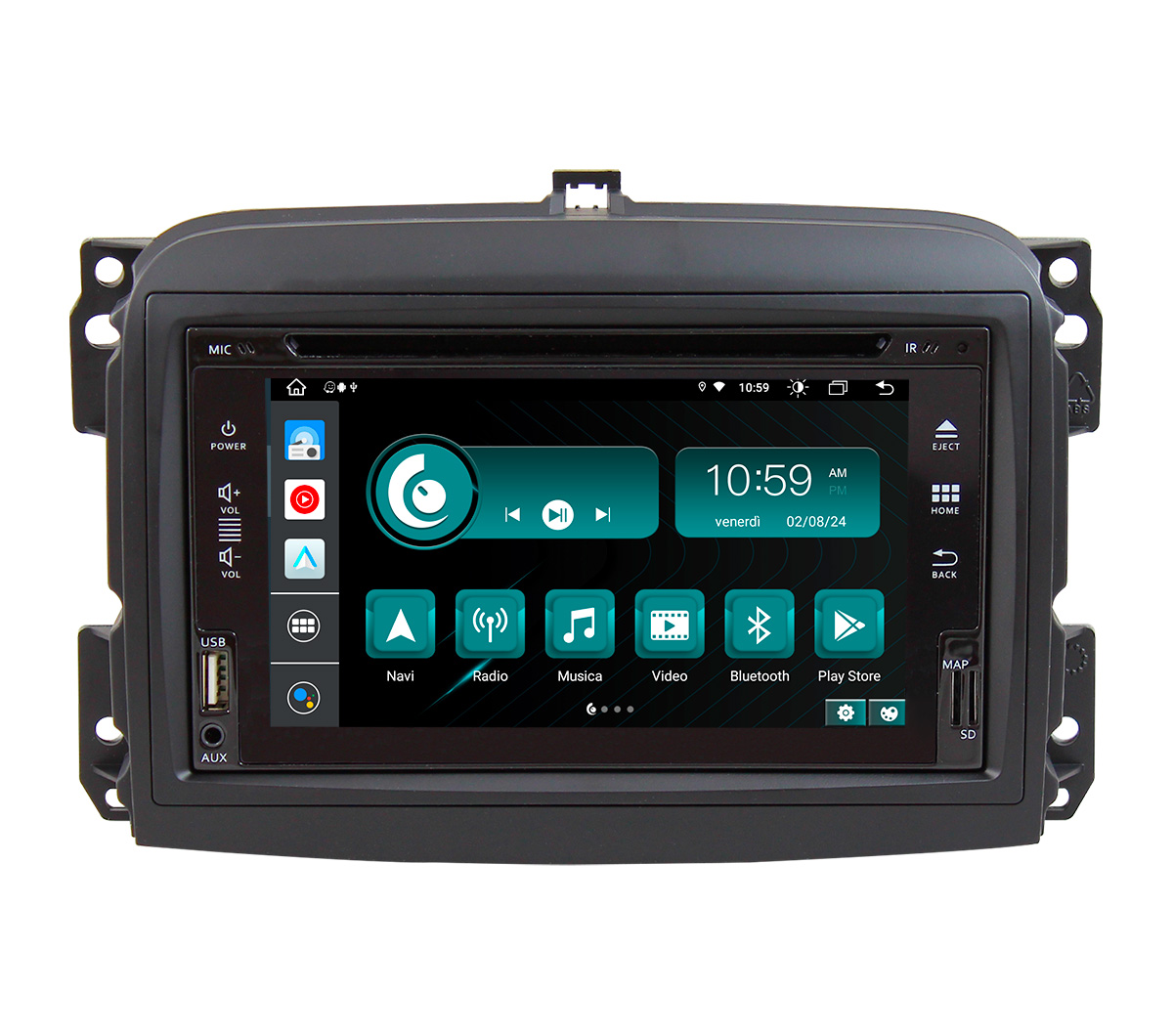 JFSound X9C-PRO JF-222-X9C-FLO-PRO autoradio Android Fiat 500L 4G