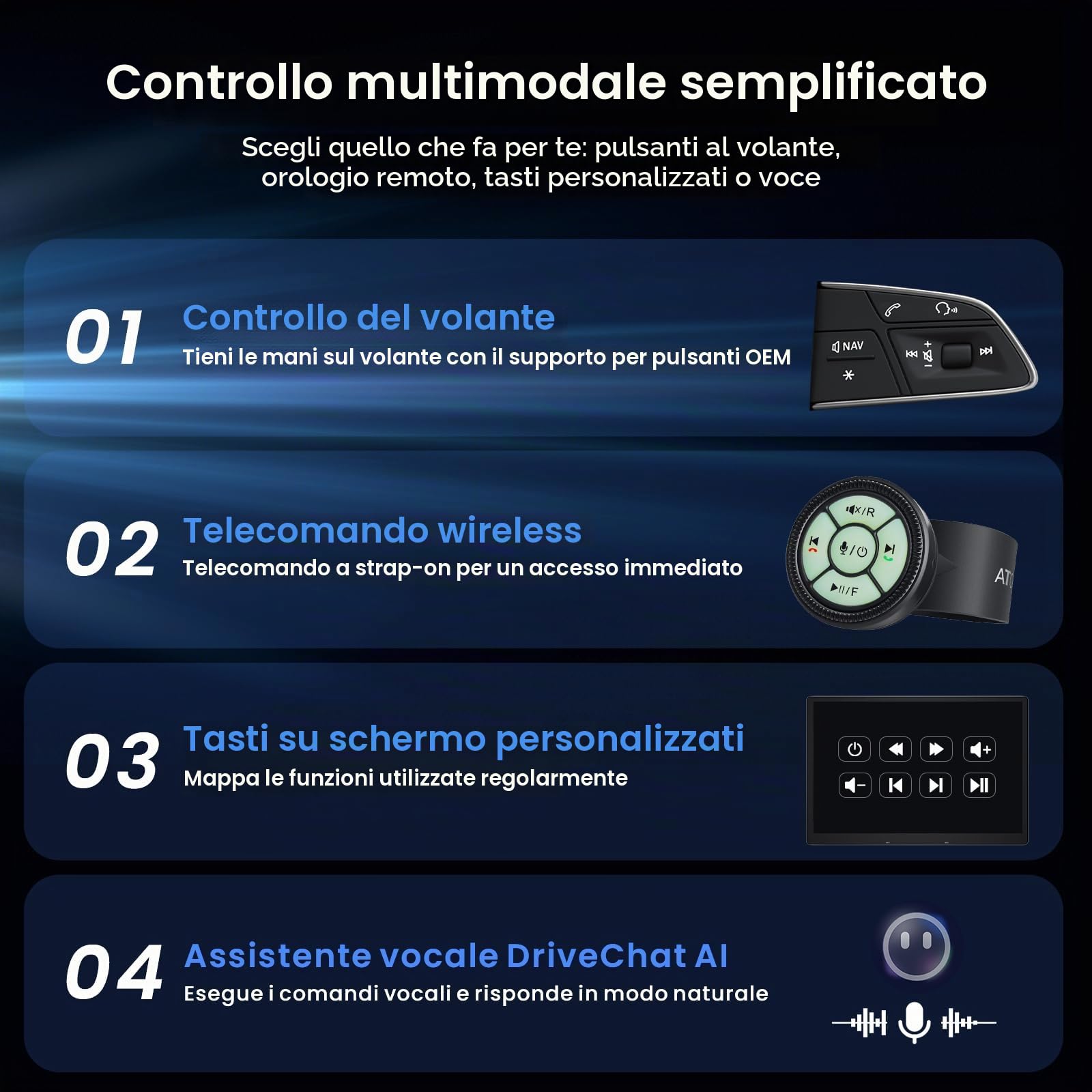 ATOTOZONE X10 Autoradio QLED 12,95" 8+128GB CarPlay 4G