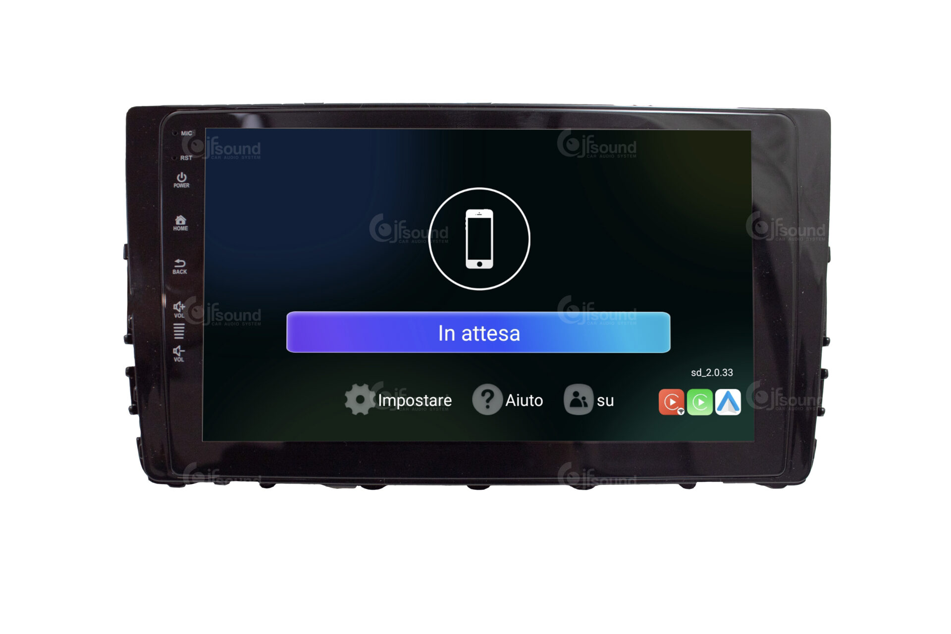 JFSound UP-PRO JF-039WR-UP-PRO autoradio per T-Roc con CarPlay