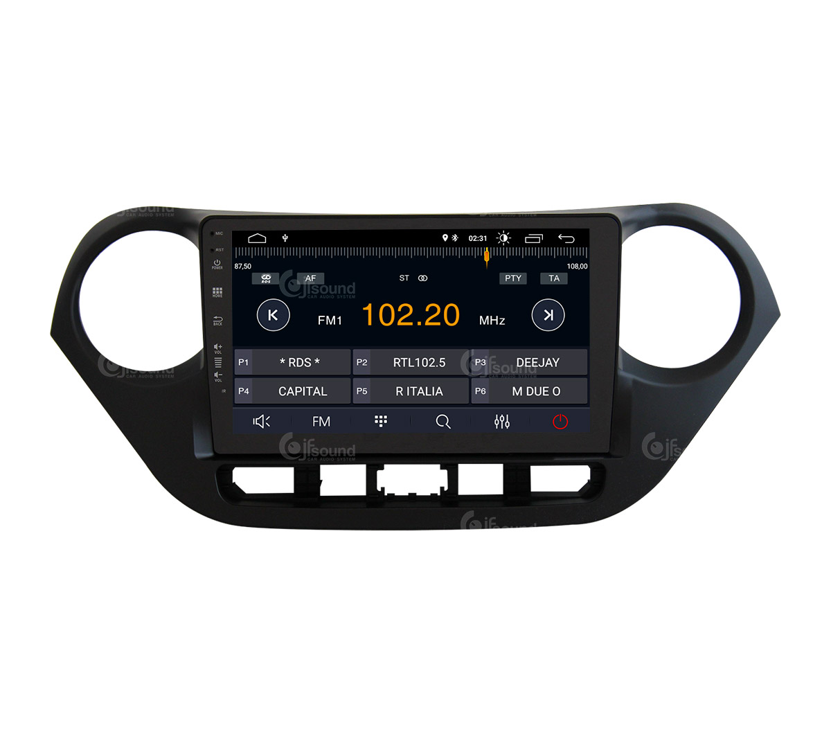 JFSound X7C-PRO JF-037H1-X7C-PRO autoradio Hyundai i10 DSP
