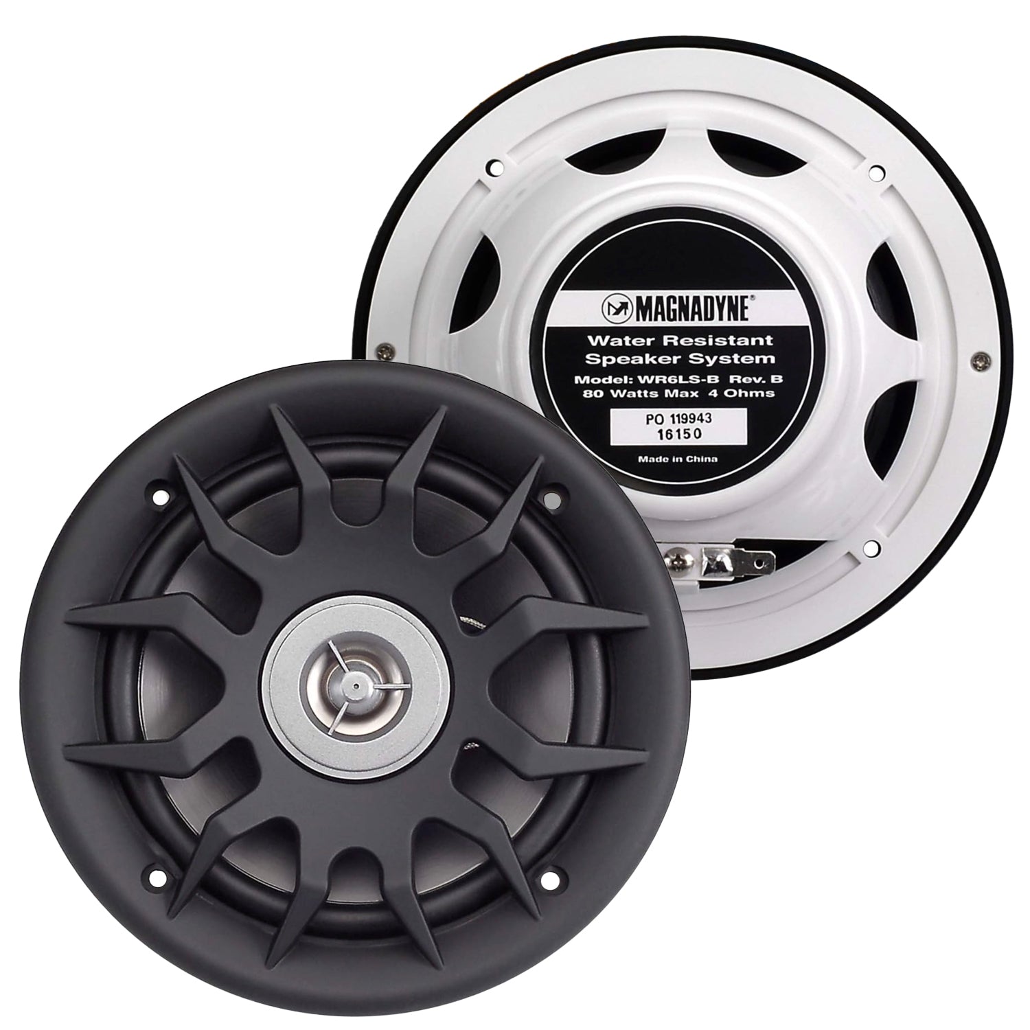 Magnedyne AquaVibe WR6LS-PAIR casse marine 6.5" nere 2 vie
