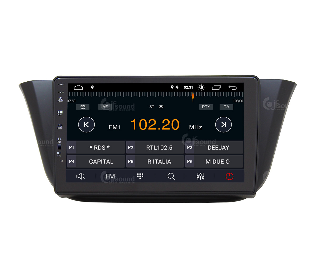 JFSound JF-139ID-X7C-PRO autoradio Android per Iveco Daily con DSP