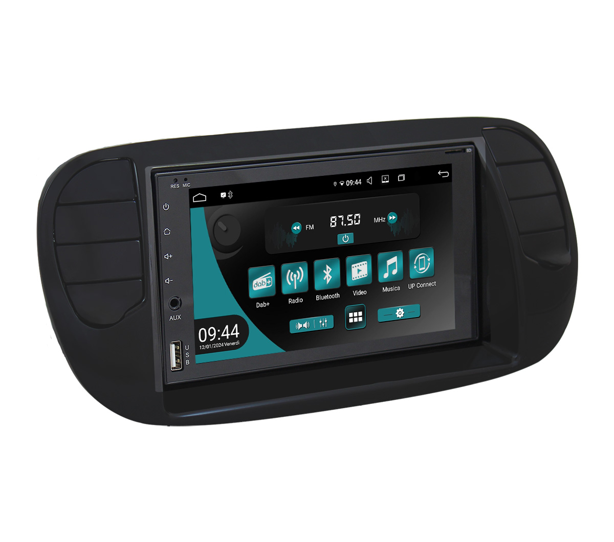 JFSound UP-PRO JF-227-UP-F5O-PRO autoradio Fiat 500 CarPlay