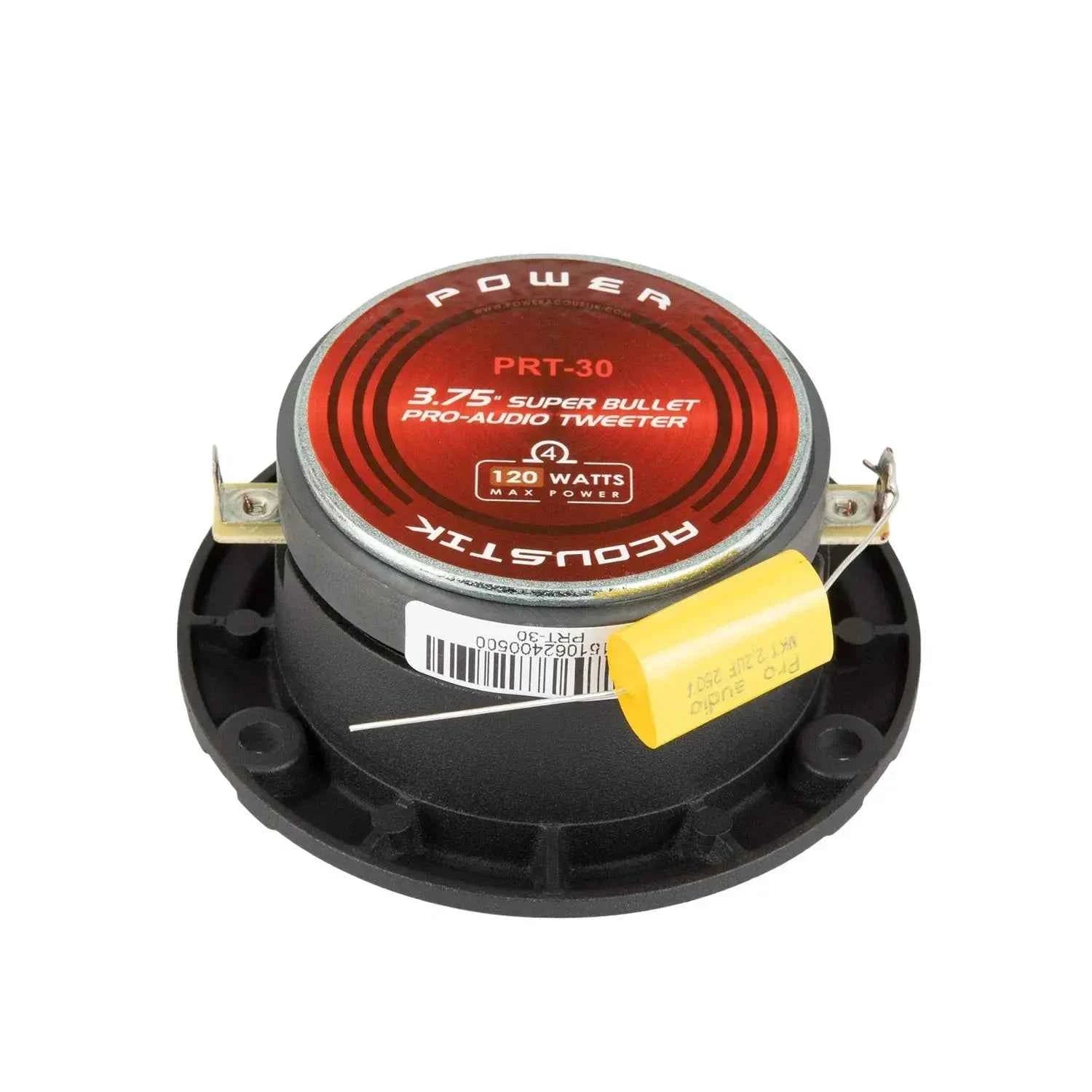 Power Acoustik PRT-30 tweeter auto coppia alluminio 103dB