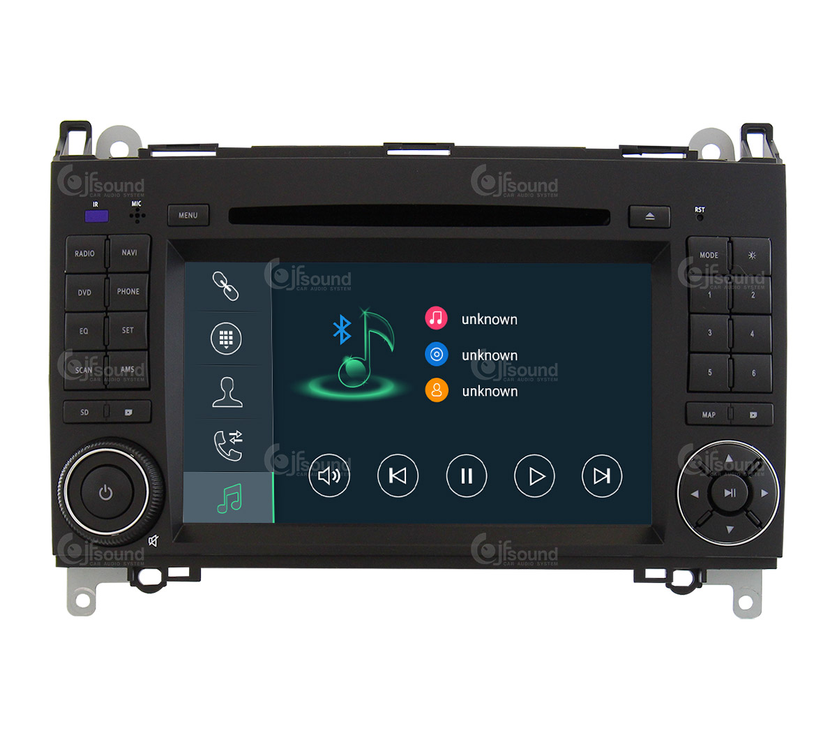 JFSound X9C-PRO JF-037MB-X9C-PRO autoradio per Mercedes A/B