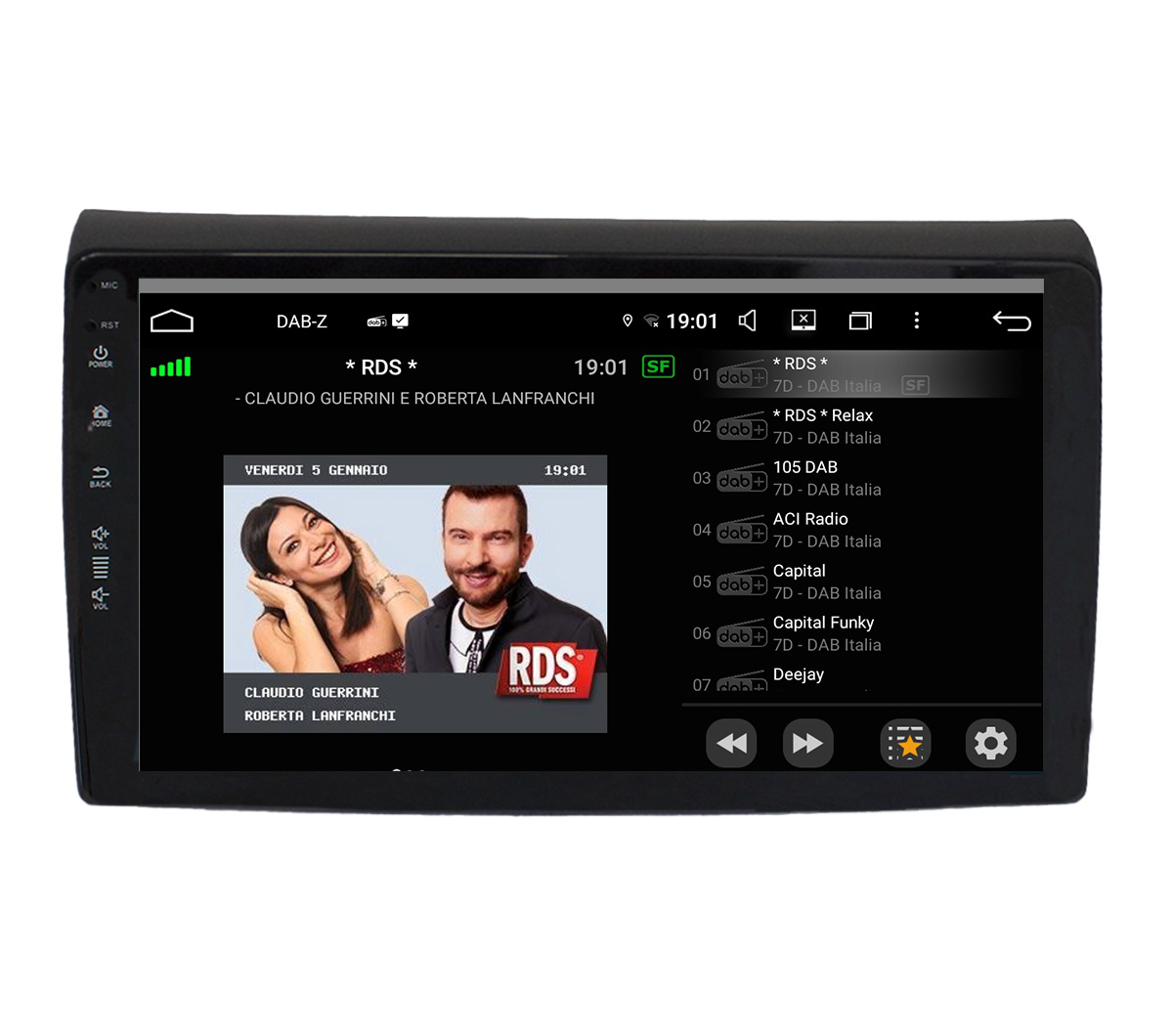 JFSound UP-PRO JF-039FB autoradio Android per Fiat Bravo CarPlay