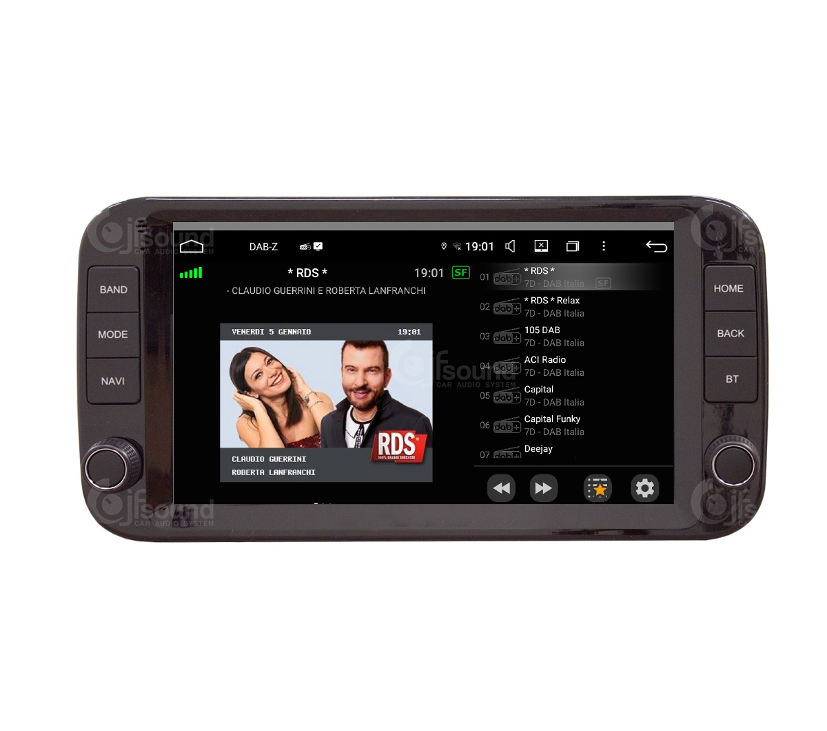 JFSound UP-PRO JF-039FP-UP-PRO autoradio Android per Fiat Panda