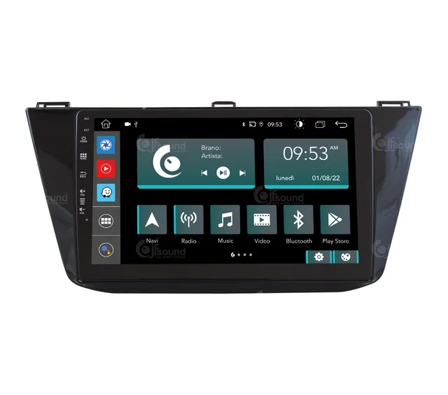 JFSound X9C-PRO JF-031WT-X9C-PRO autoradio Android Tiguan 4G DSP