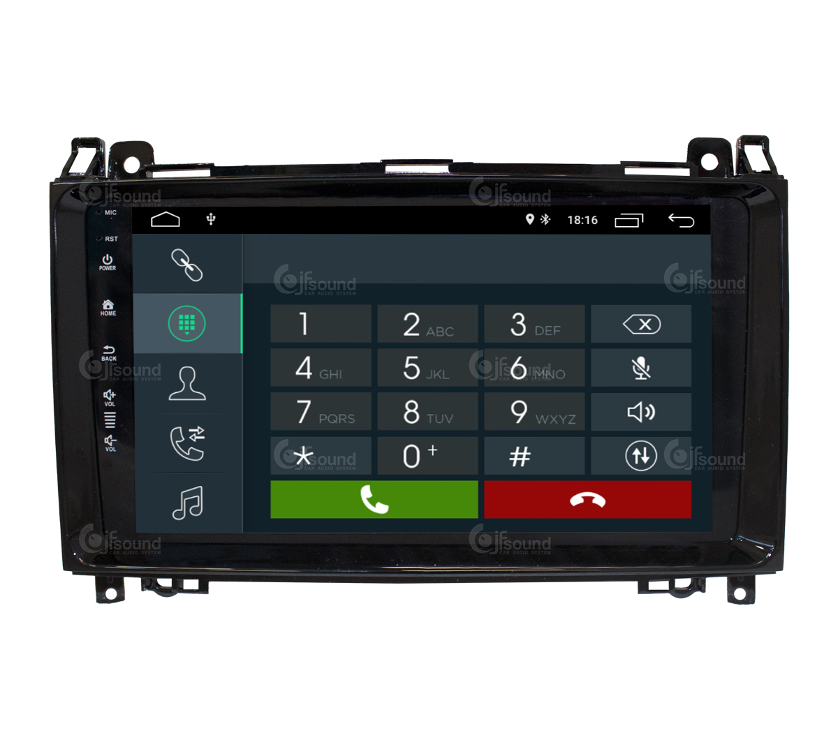 JFSound X7C-PRO JF-039MA autoradio Android DSP Mercedes A B