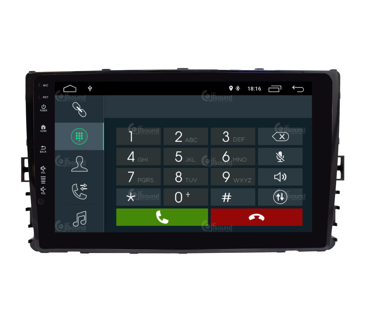 JFSound X7C-PRO JF-039WP-X7C-PRO autoradio Android Polo DSP