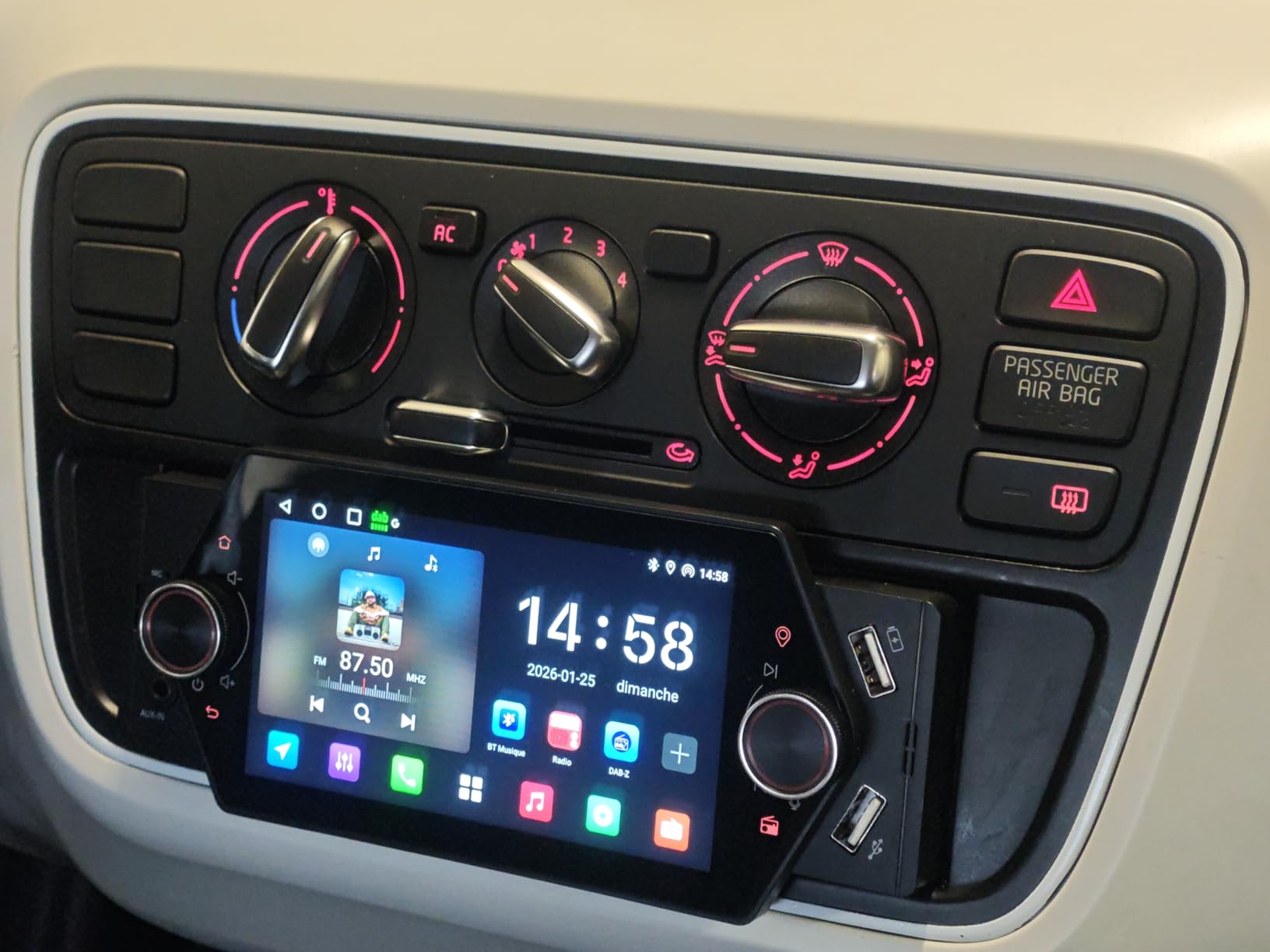 ATOTOZONE 1 Din autoradio Android 5 pollici CarPlay 2+32GB