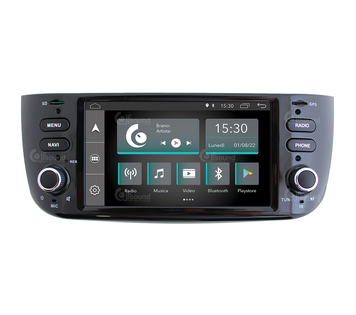 JFSound X7C-PRO JF-132FL autoradio Android per Fiat Punto EVO DSP