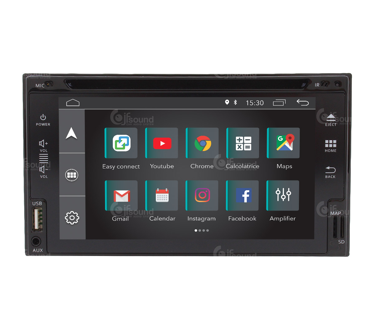 JFSound X7C-PRO autoradio Android con DSP e Play Store