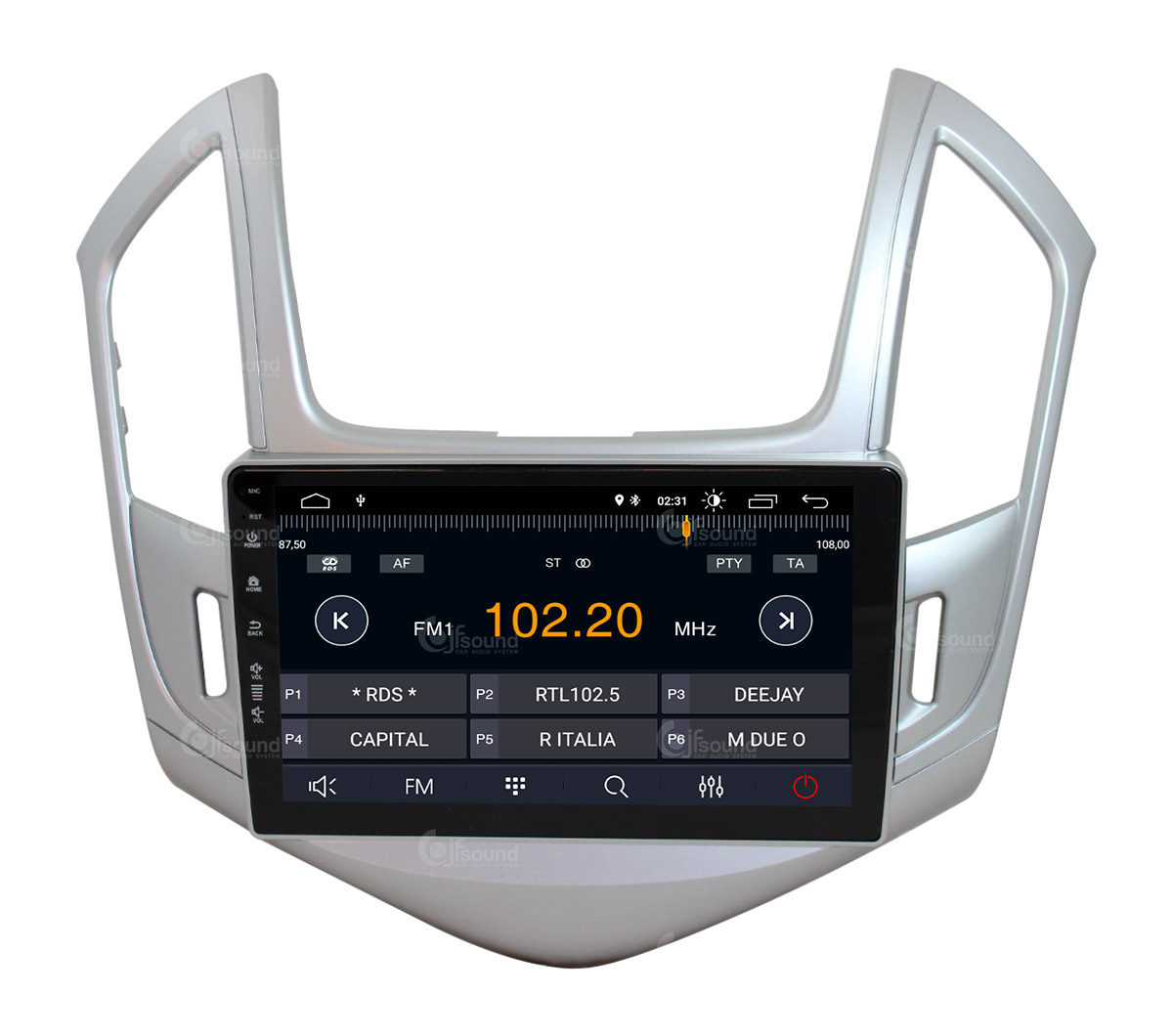 JFSound X7C-PRO JF-339CC-X7C-PRO autoradio Android Chevrolet Cruze DSP
