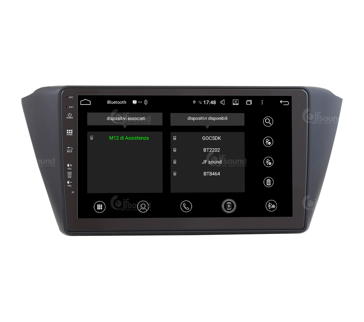 JFSound UP-PRO JF-039SF autoradio Skoda Fabia CarPlay wireless
