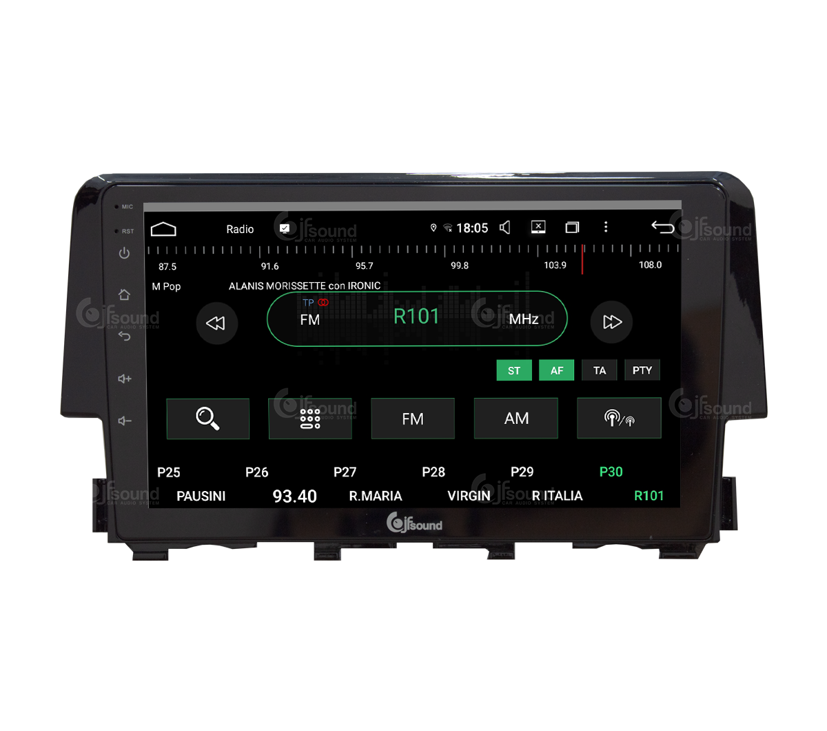 JFSound UP-PRO JF-039HC-UP-PRO autoradio CarPlay Civic