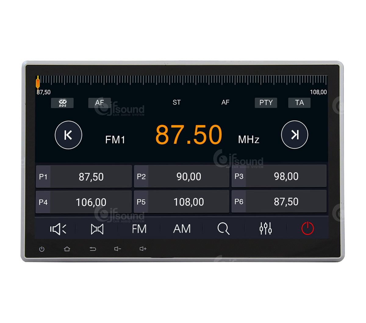 JFSound X9C-PRO autoradio Android 4G DSP retrocamera