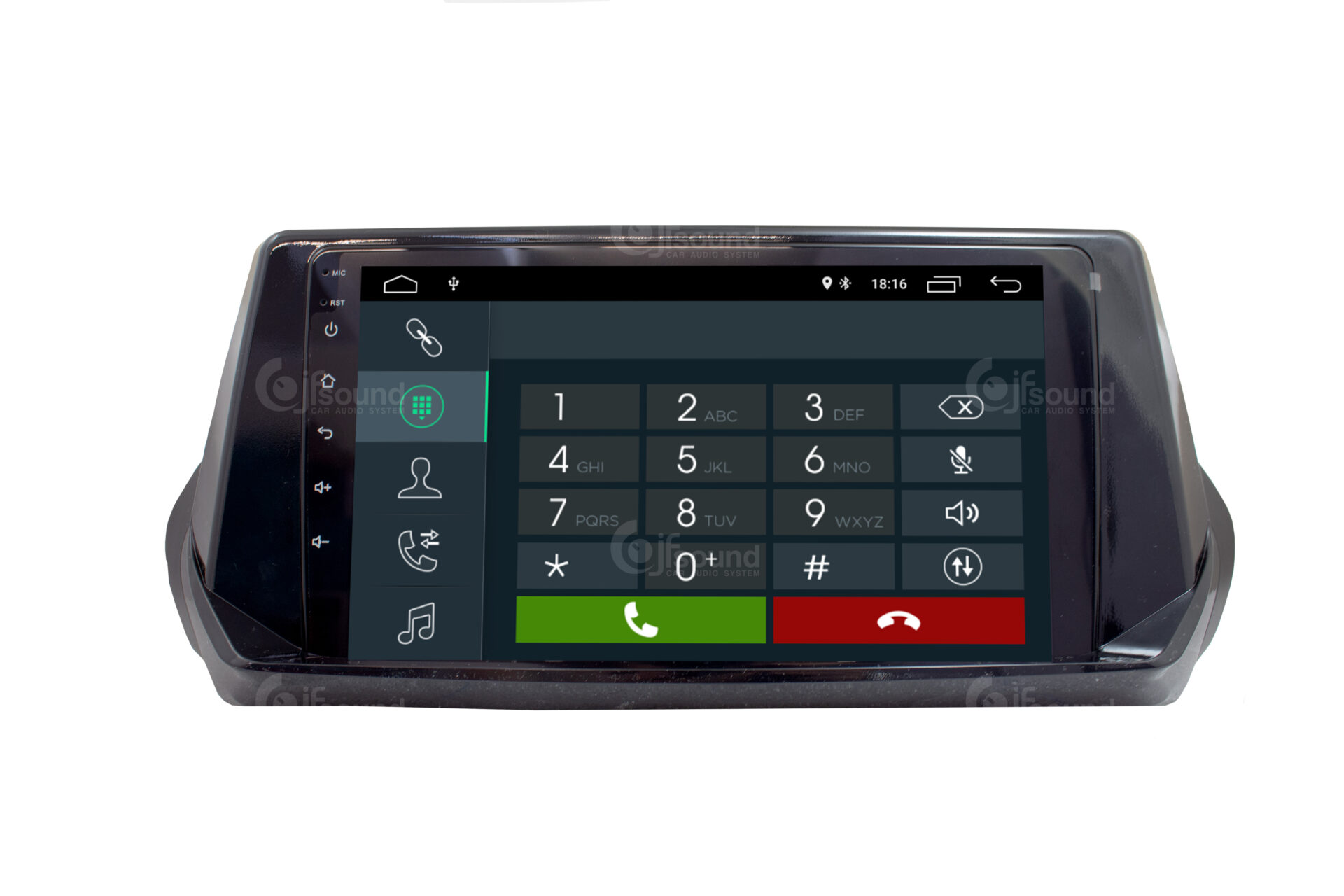 JFSound X7C-PRO JF-331P8 Autoradio Android Peugeot 2008 DSP