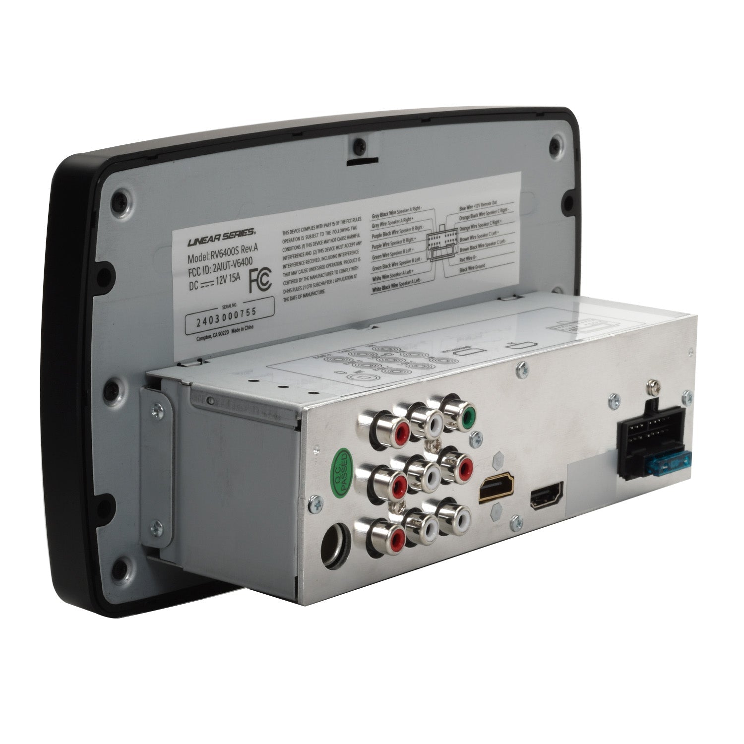 Magnedyne Linear RV6400S autoradio camper touch Bluetooth 3 zone